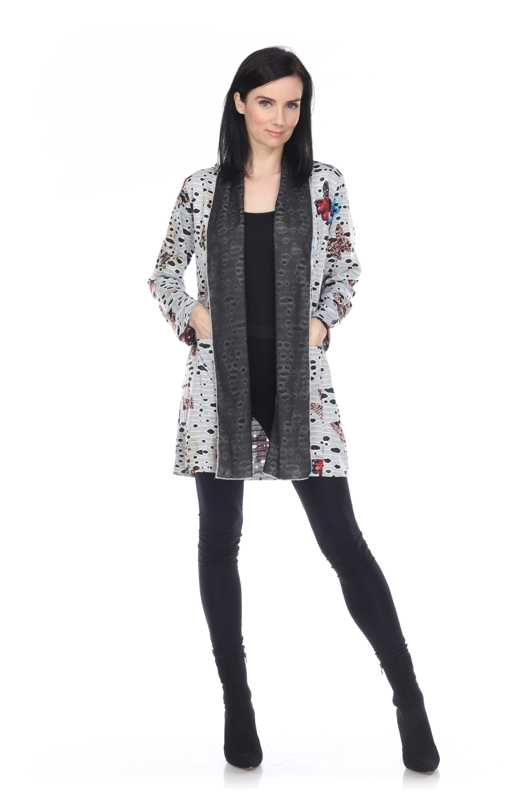 Butterfly Cardigan Cover Up Wholesale (KD2058)